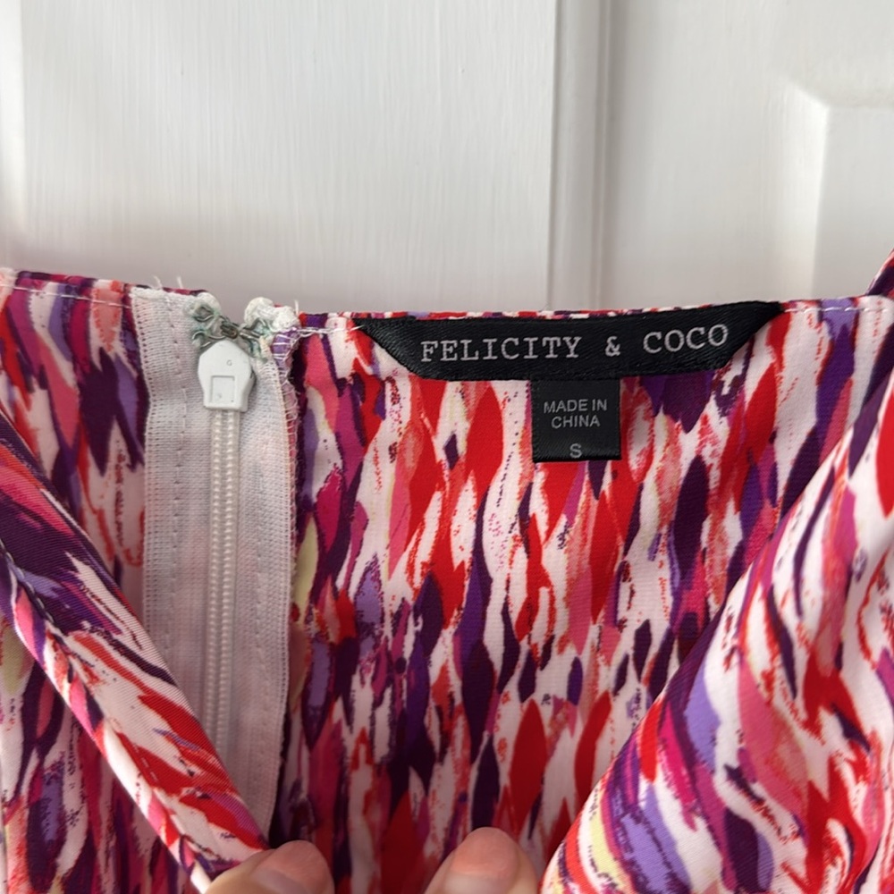 Felicity & Coco Multicolor Patterned Dress - Picture 4 of 4